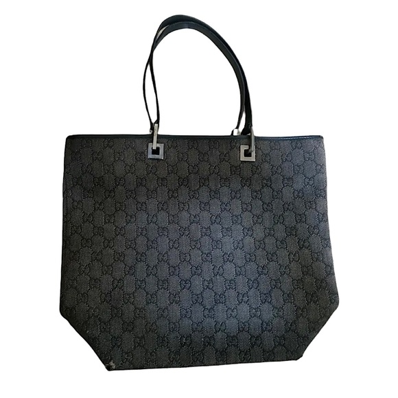 Sold🚩GUCCI • GG Monogram Canvas & Leather Logo Large Shopper Tote RETAIL $2449 - Picture 2 of 10